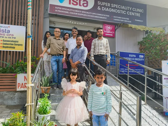 UHS Vista clinic exterior in Guwahati