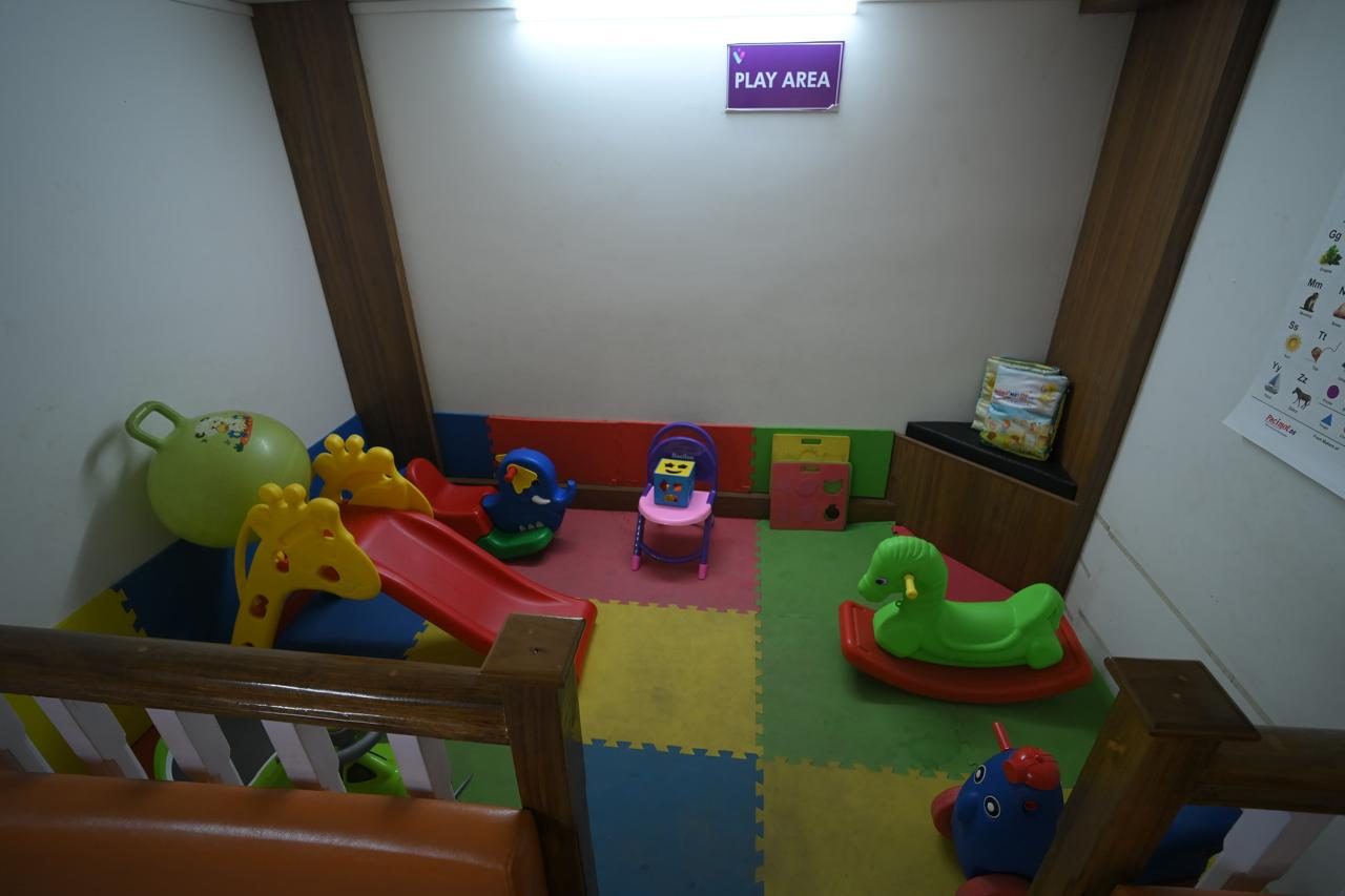 Paediatric play corner — UHS Vista, Guwahati