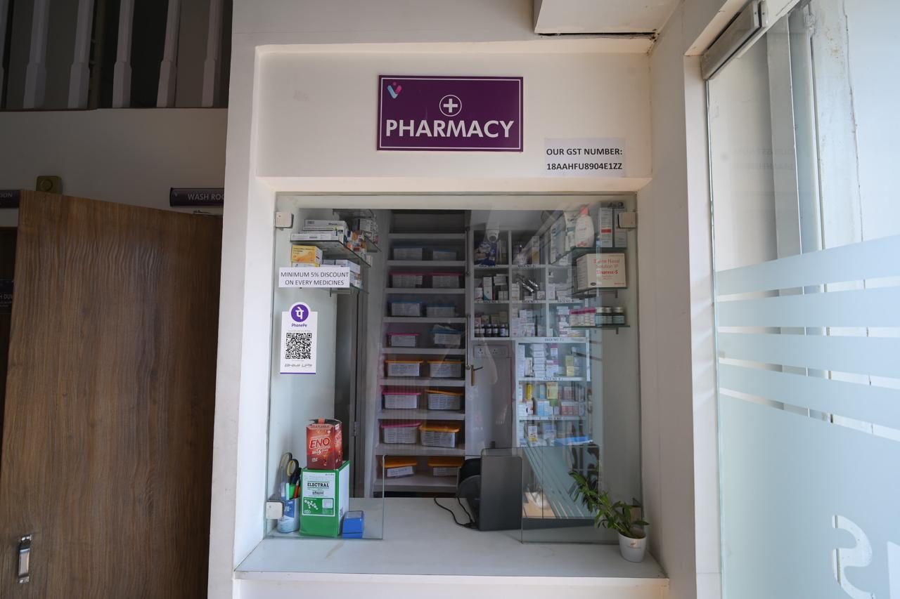 In-house pharmacy — UHS Vista, Guwahati